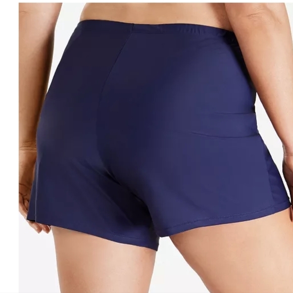 Island Escape's plus size swim shorts, navy blue Size 22W - Picture 8 of 9